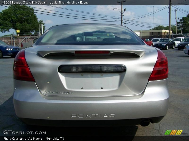 Liquid Silver Metallic / Ebony 2008 Pontiac Grand Prix Sedan