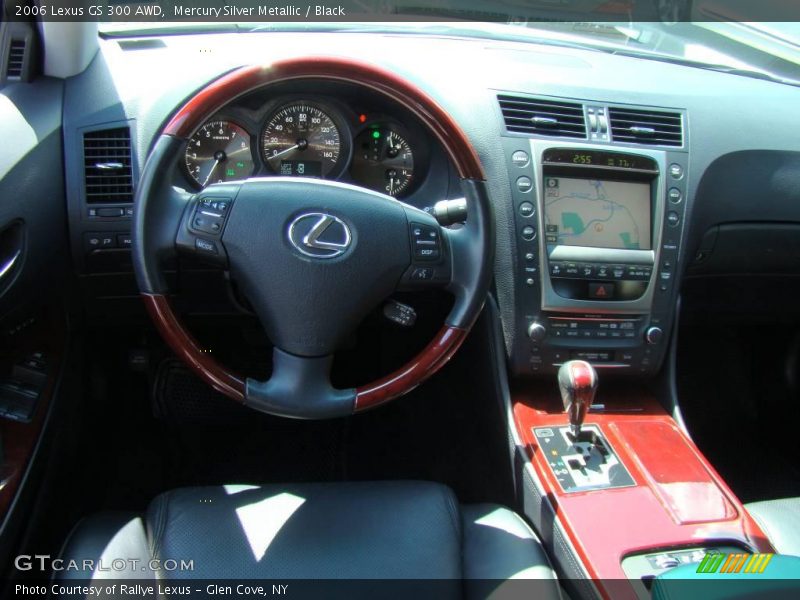 Mercury Silver Metallic / Black 2006 Lexus GS 300 AWD