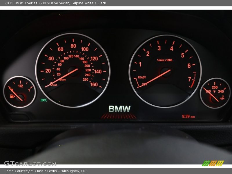 Alpine White / Black 2015 BMW 3 Series 320i xDrive Sedan