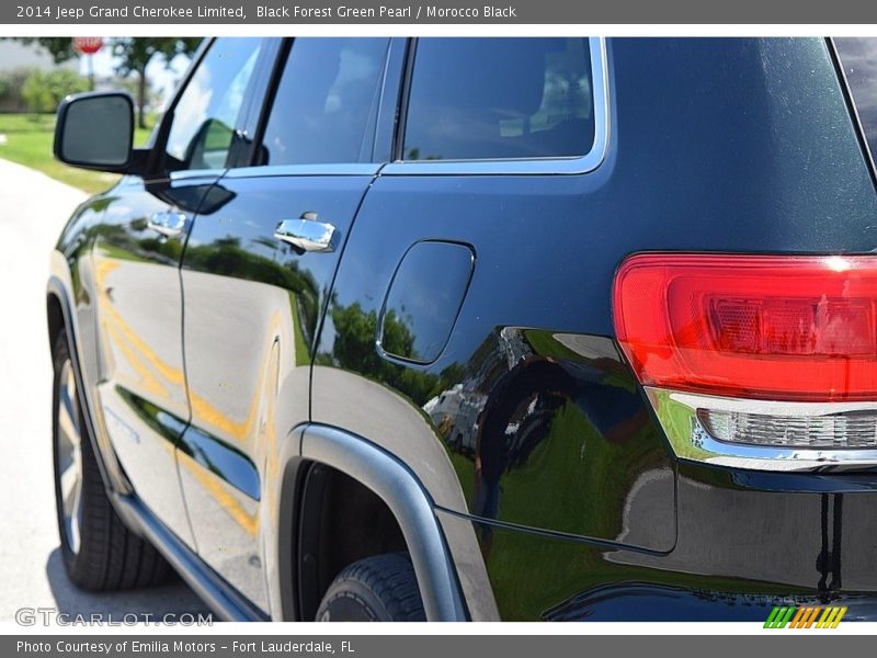 Black Forest Green Pearl / Morocco Black 2014 Jeep Grand Cherokee Limited
