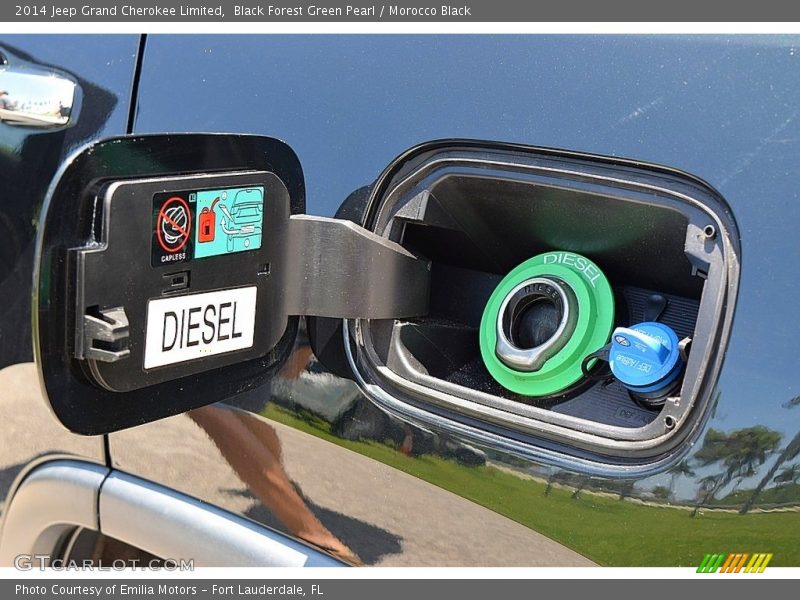 Jeep Grand Cherokee EcoDiesel Fuel Door - 2014 Jeep Grand Cherokee Limited