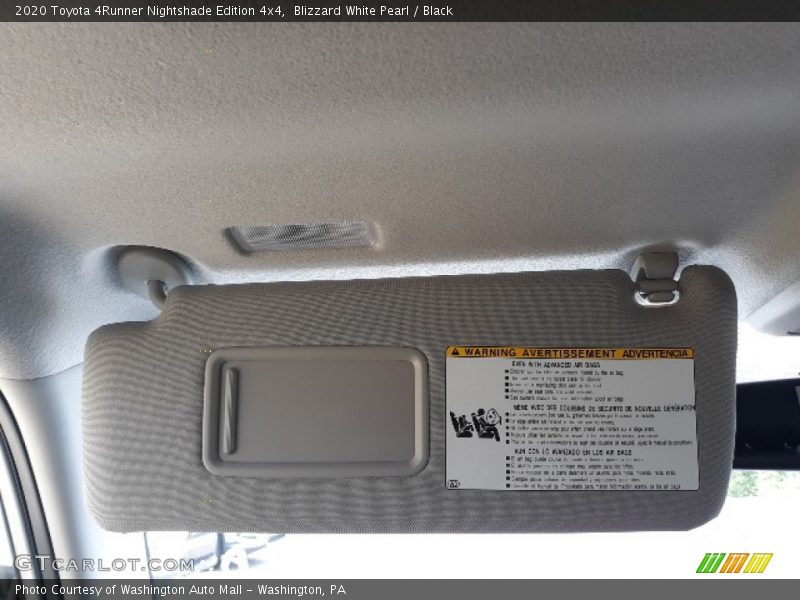 Blizzard White Pearl / Black 2020 Toyota 4Runner Nightshade Edition 4x4