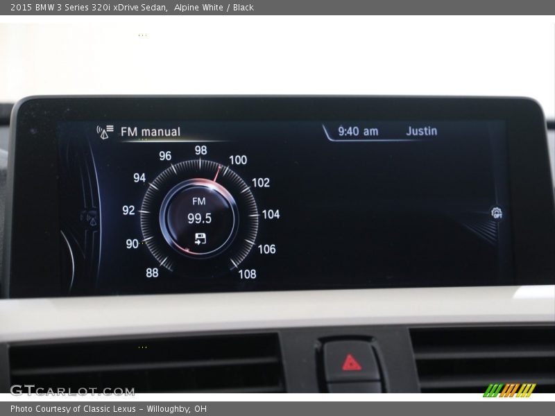 Alpine White / Black 2015 BMW 3 Series 320i xDrive Sedan