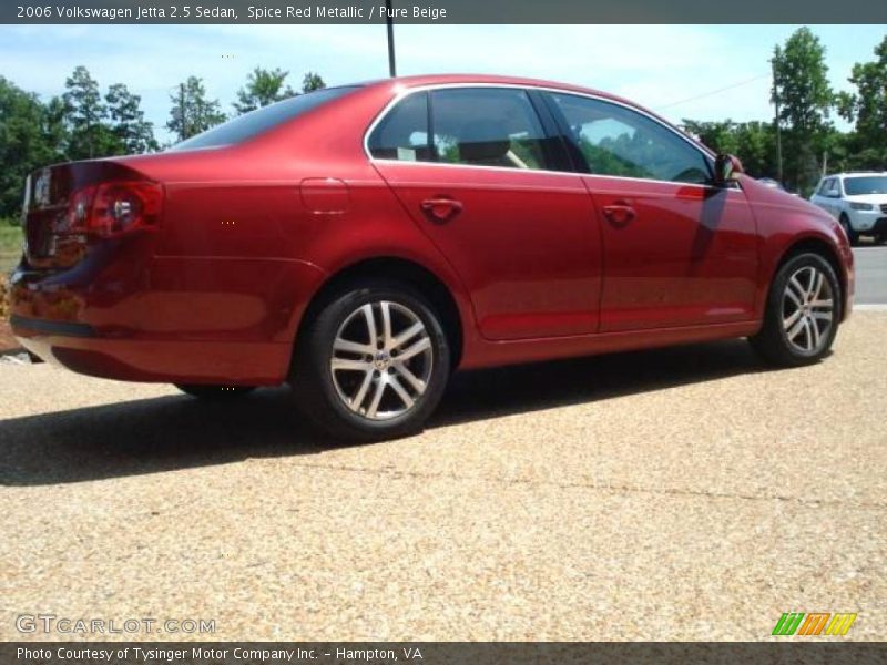Spice Red Metallic / Pure Beige 2006 Volkswagen Jetta 2.5 Sedan