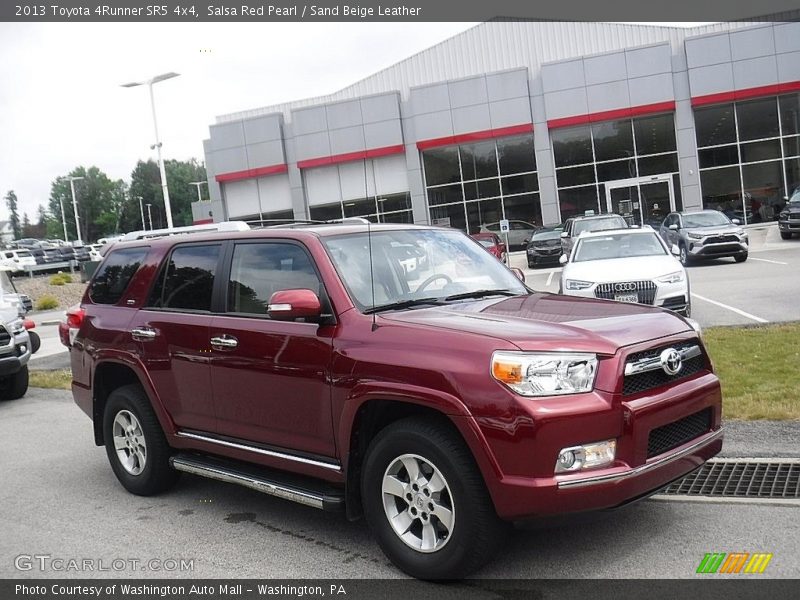 Salsa Red Pearl / Sand Beige Leather 2013 Toyota 4Runner SR5 4x4