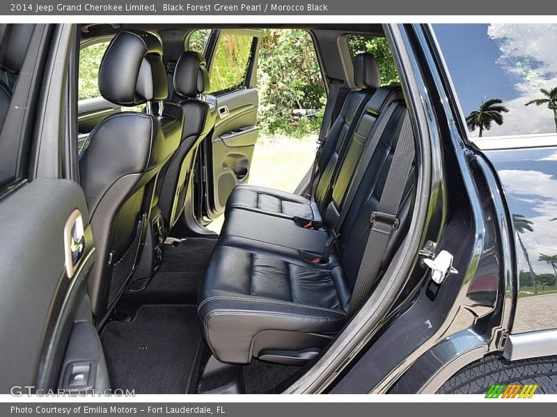 Rear Seat of 2014 Grand Cherokee Limited