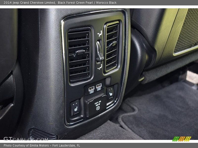 Black Forest Green Pearl / Morocco Black 2014 Jeep Grand Cherokee Limited