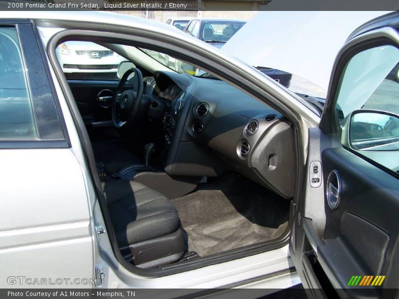 Liquid Silver Metallic / Ebony 2008 Pontiac Grand Prix Sedan