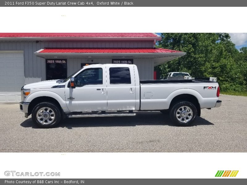 Oxford White / Black 2011 Ford F350 Super Duty Lariat Crew Cab 4x4