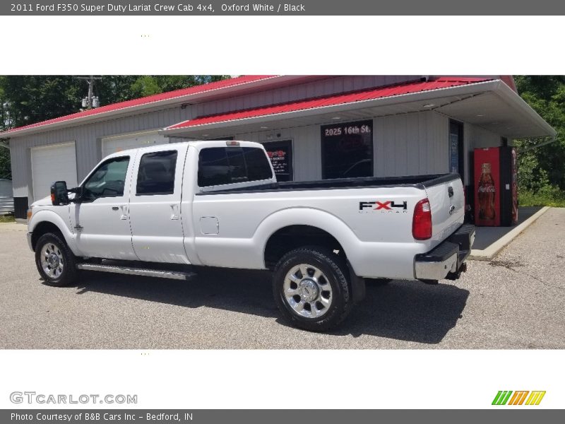 Oxford White / Black 2011 Ford F350 Super Duty Lariat Crew Cab 4x4