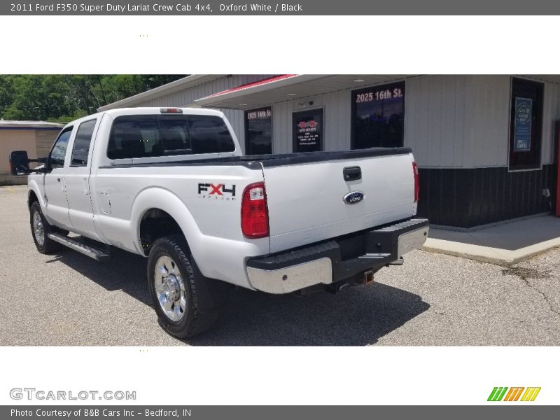 Oxford White / Black 2011 Ford F350 Super Duty Lariat Crew Cab 4x4