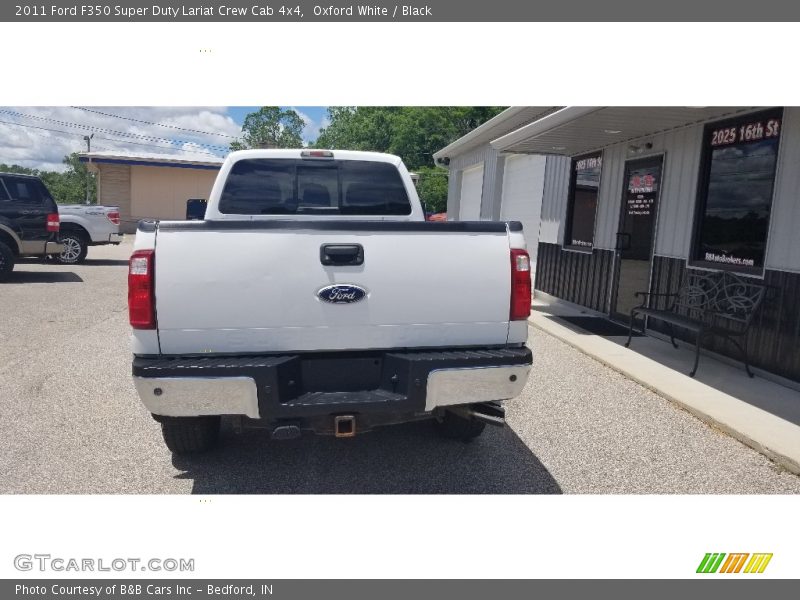 Oxford White / Black 2011 Ford F350 Super Duty Lariat Crew Cab 4x4