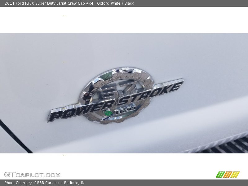 Oxford White / Black 2011 Ford F350 Super Duty Lariat Crew Cab 4x4