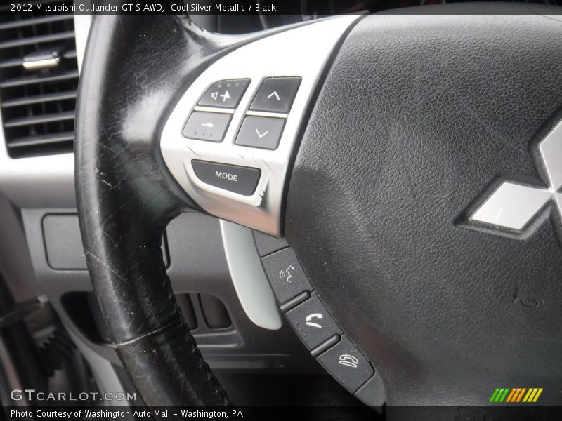 Cool Silver Metallic / Black 2012 Mitsubishi Outlander GT S AWD