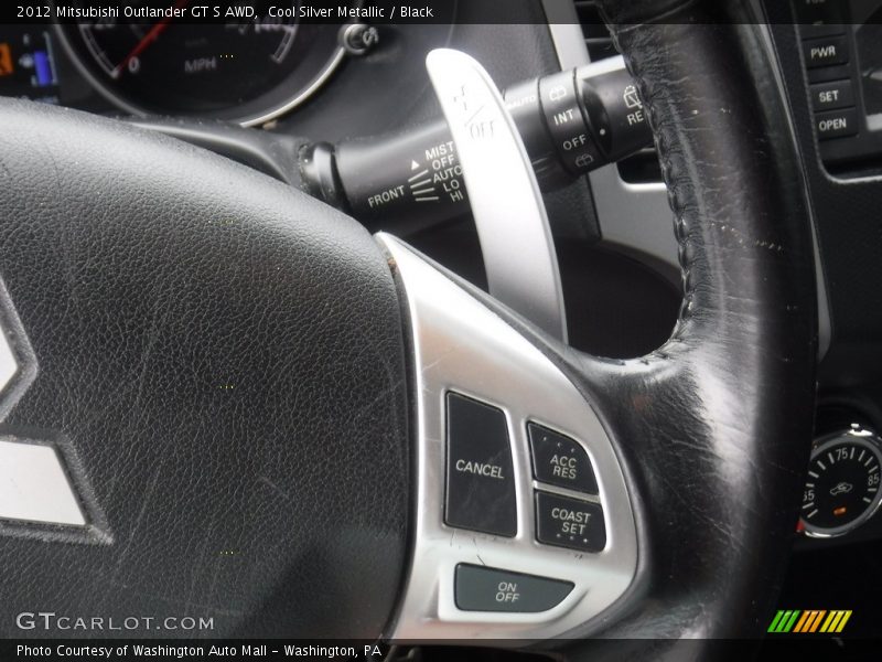 Cool Silver Metallic / Black 2012 Mitsubishi Outlander GT S AWD