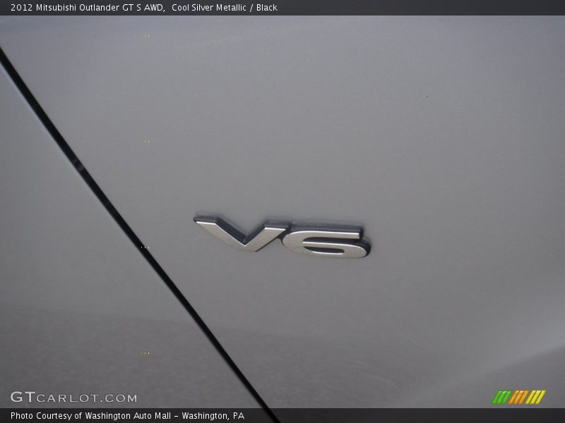 Cool Silver Metallic / Black 2012 Mitsubishi Outlander GT S AWD