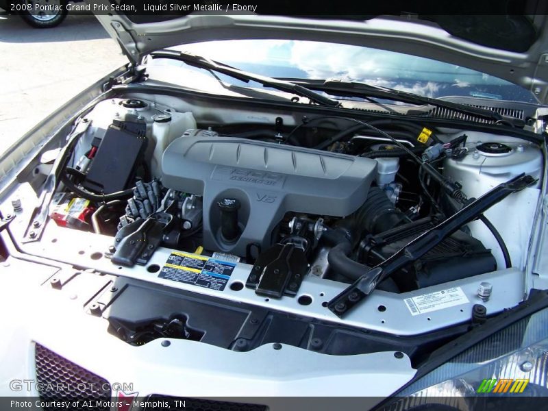 Liquid Silver Metallic / Ebony 2008 Pontiac Grand Prix Sedan