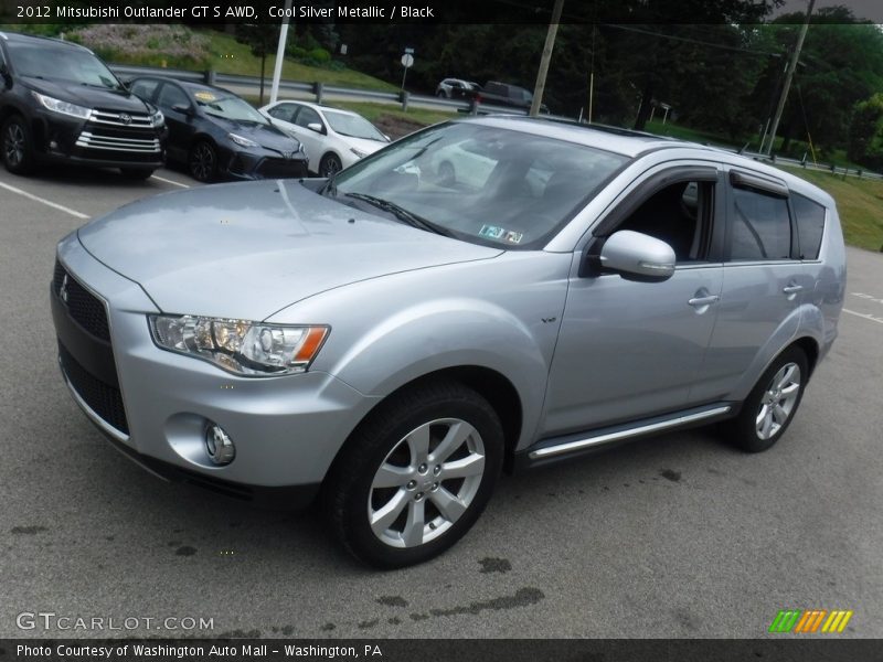 Cool Silver Metallic / Black 2012 Mitsubishi Outlander GT S AWD