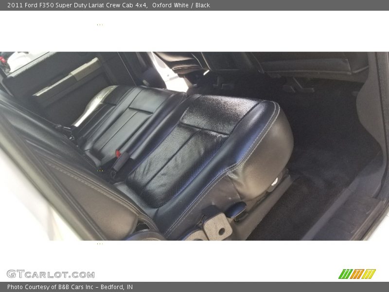 Oxford White / Black 2011 Ford F350 Super Duty Lariat Crew Cab 4x4