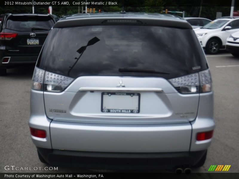 Cool Silver Metallic / Black 2012 Mitsubishi Outlander GT S AWD