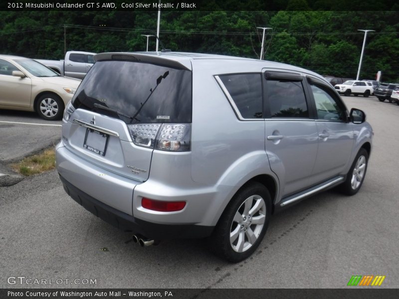 Cool Silver Metallic / Black 2012 Mitsubishi Outlander GT S AWD