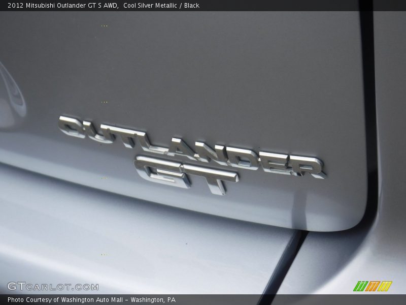 Cool Silver Metallic / Black 2012 Mitsubishi Outlander GT S AWD