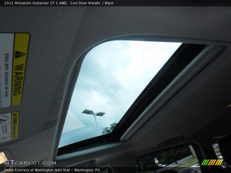 Cool Silver Metallic / Black 2012 Mitsubishi Outlander GT S AWD