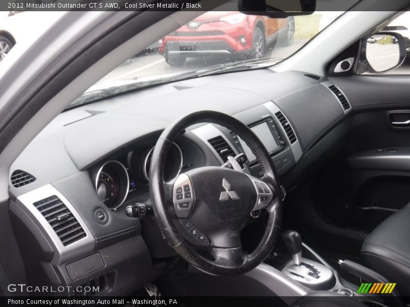 Cool Silver Metallic / Black 2012 Mitsubishi Outlander GT S AWD