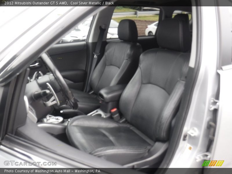 Cool Silver Metallic / Black 2012 Mitsubishi Outlander GT S AWD