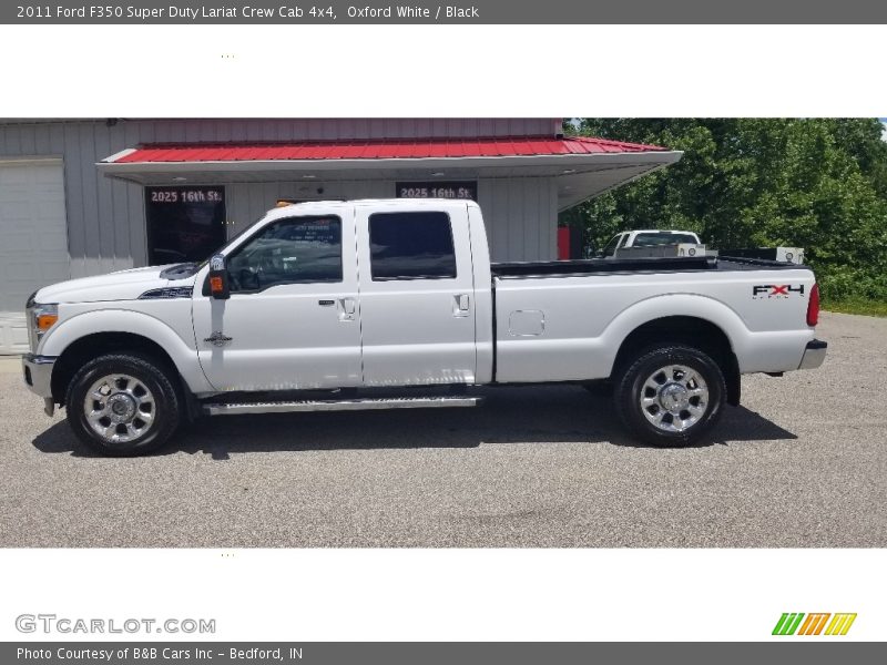 Oxford White / Black 2011 Ford F350 Super Duty Lariat Crew Cab 4x4