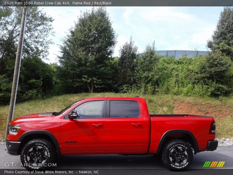 Flame Red / Red/Black 2020 Ram 1500 Rebel Crew Cab 4x4