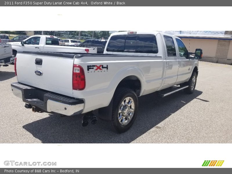 Oxford White / Black 2011 Ford F350 Super Duty Lariat Crew Cab 4x4