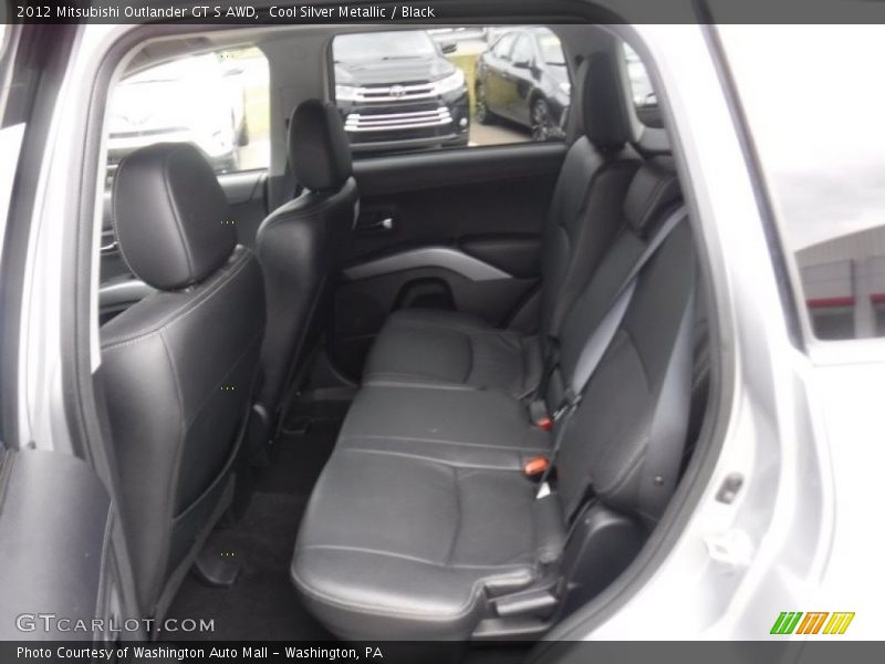 Cool Silver Metallic / Black 2012 Mitsubishi Outlander GT S AWD