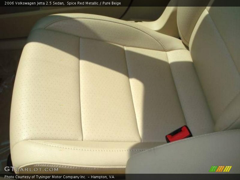 Spice Red Metallic / Pure Beige 2006 Volkswagen Jetta 2.5 Sedan