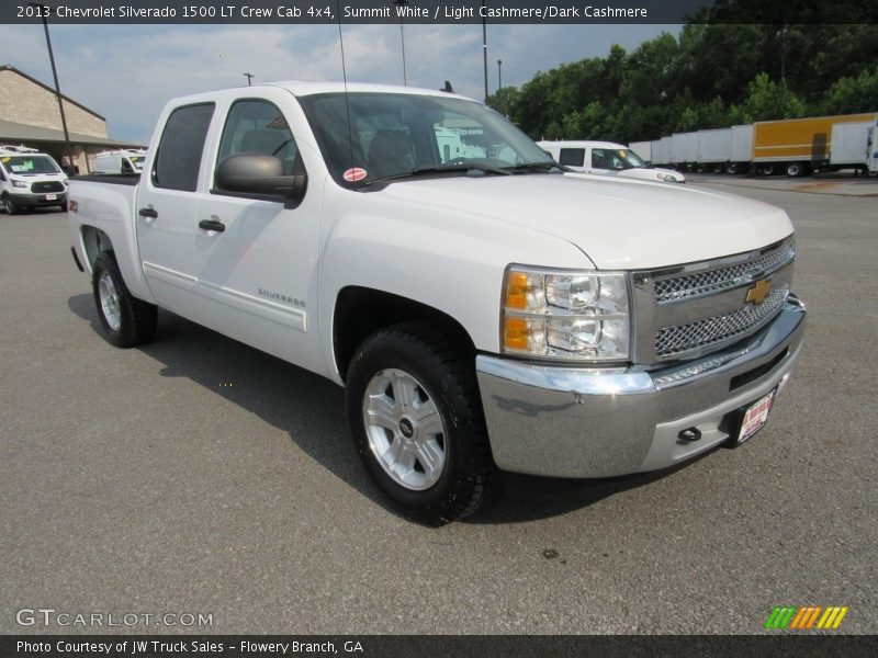 Summit White / Light Cashmere/Dark Cashmere 2013 Chevrolet Silverado 1500 LT Crew Cab 4x4