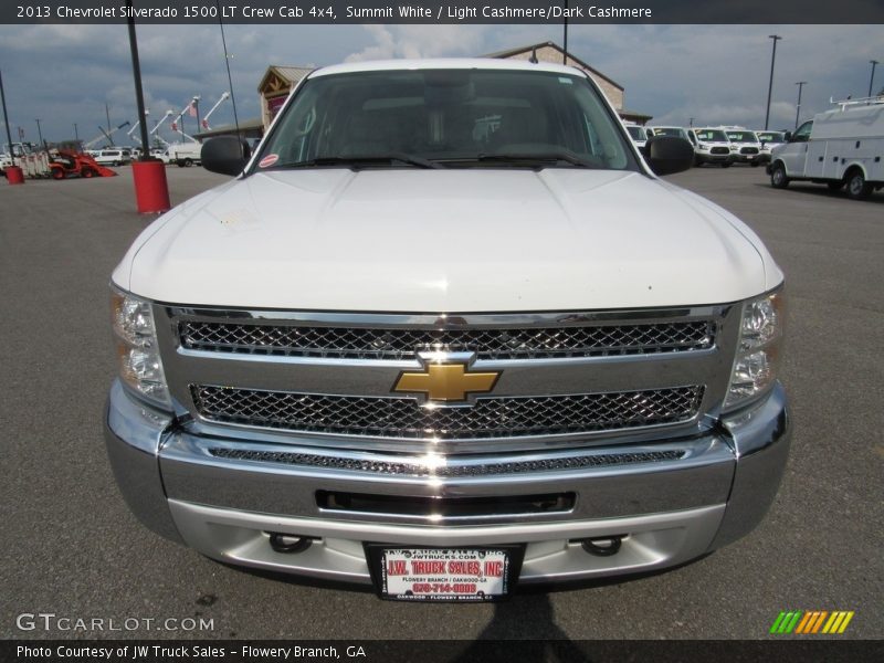 Summit White / Light Cashmere/Dark Cashmere 2013 Chevrolet Silverado 1500 LT Crew Cab 4x4