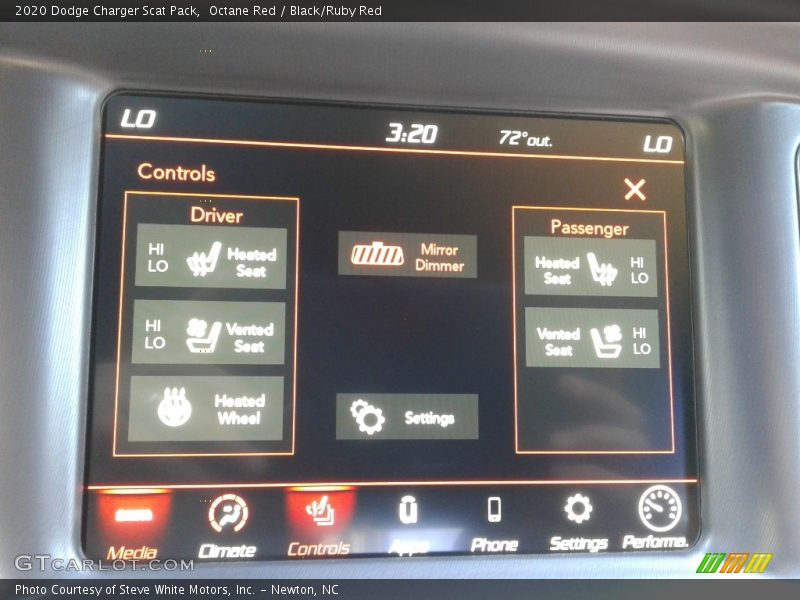 Octane Red / Black/Ruby Red 2020 Dodge Charger Scat Pack