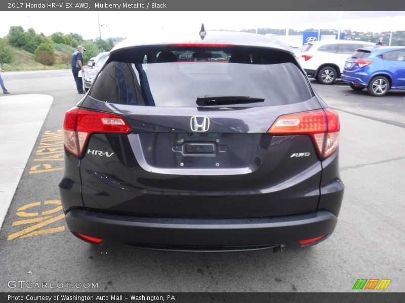 Mulberry Metallic / Black 2017 Honda HR-V EX AWD