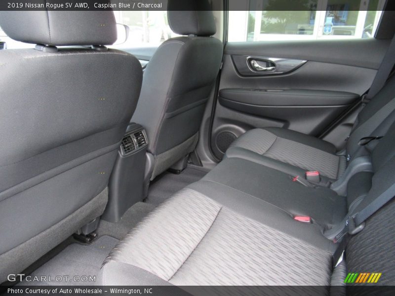Caspian Blue / Charcoal 2019 Nissan Rogue SV AWD