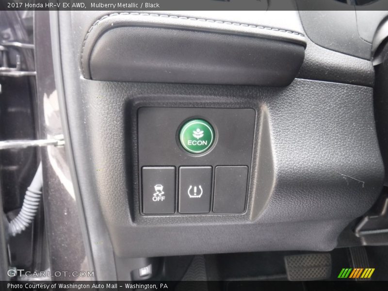 Mulberry Metallic / Black 2017 Honda HR-V EX AWD