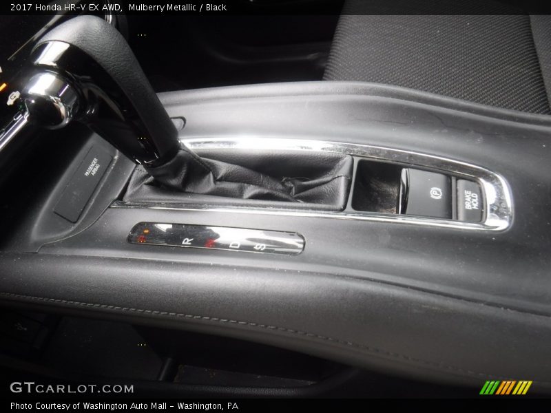 Mulberry Metallic / Black 2017 Honda HR-V EX AWD