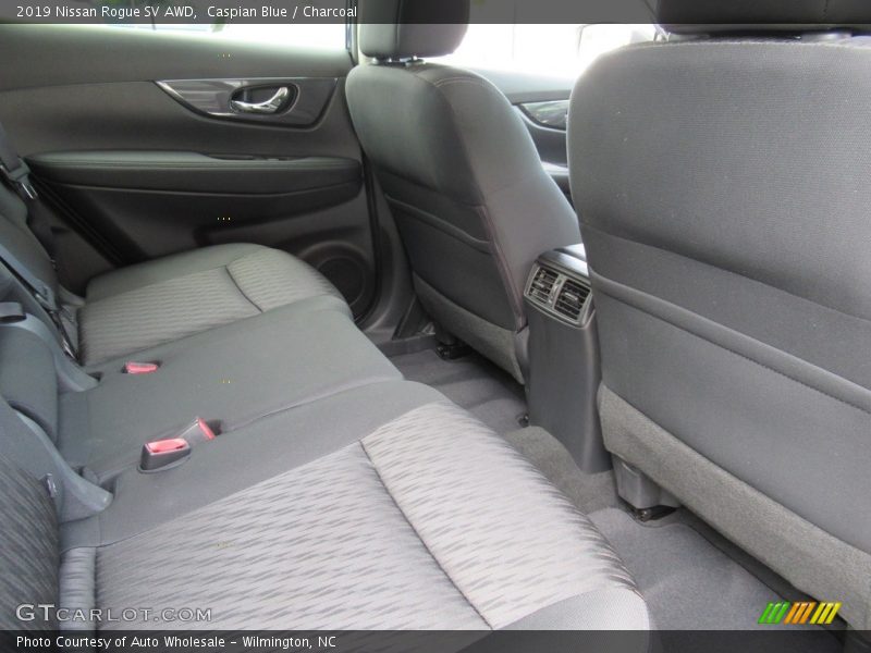 Caspian Blue / Charcoal 2019 Nissan Rogue SV AWD
