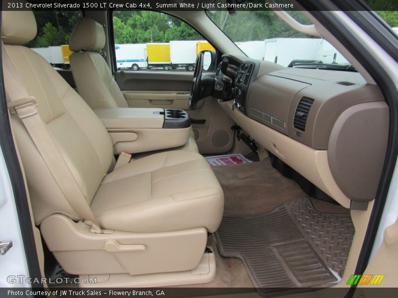 Summit White / Light Cashmere/Dark Cashmere 2013 Chevrolet Silverado 1500 LT Crew Cab 4x4