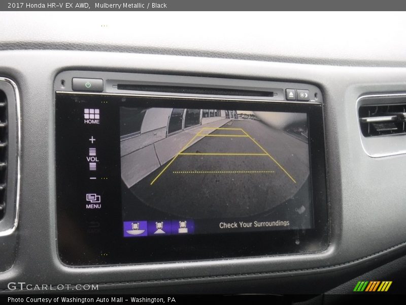 Mulberry Metallic / Black 2017 Honda HR-V EX AWD