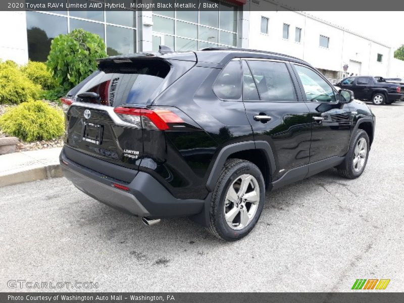 Midnight Black Metallic / Black 2020 Toyota RAV4 Limited AWD Hybrid