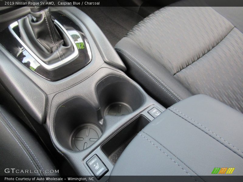 Caspian Blue / Charcoal 2019 Nissan Rogue SV AWD