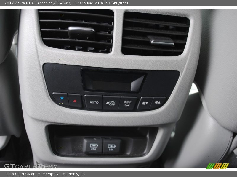 Lunar Silver Metallic / Graystone 2017 Acura MDX Technology SH-AWD
