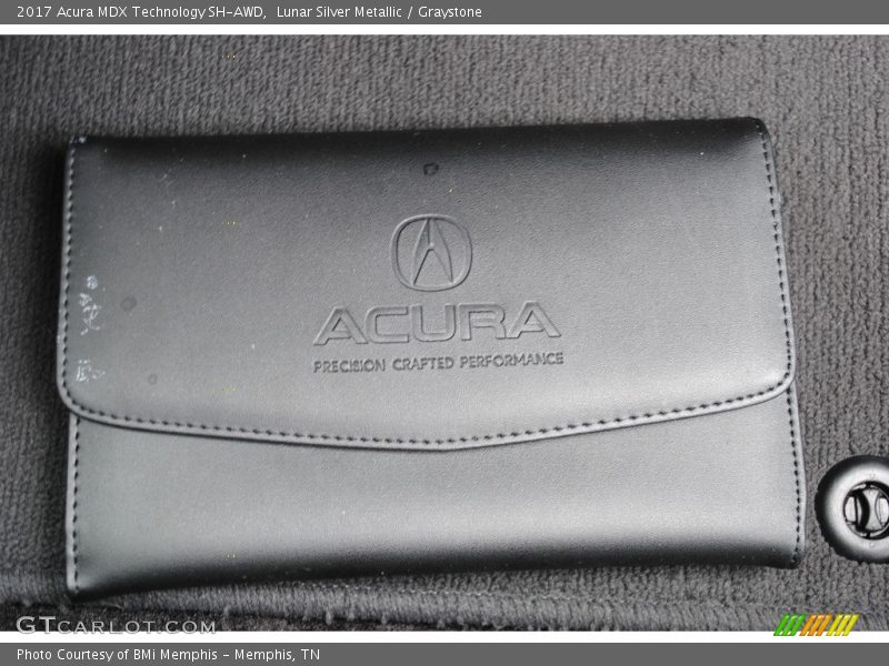 Lunar Silver Metallic / Graystone 2017 Acura MDX Technology SH-AWD