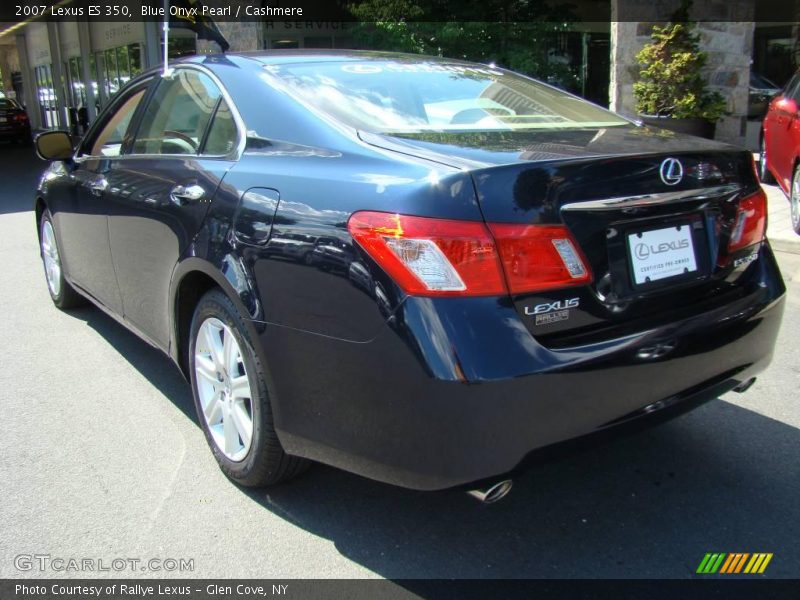 Blue Onyx Pearl / Cashmere 2007 Lexus ES 350
