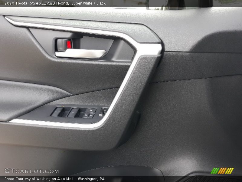 Super White / Black 2020 Toyota RAV4 XLE AWD Hybrid